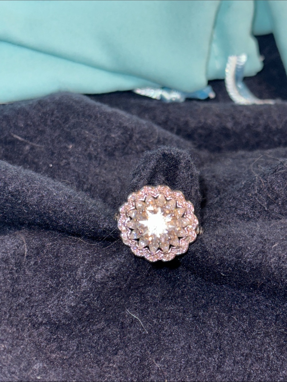 GRA CERTIFIED Moissanite Diamond 2CT ring 925 Sterling silver NEW STUNNING 6&8.5 - Picture 5 of 14